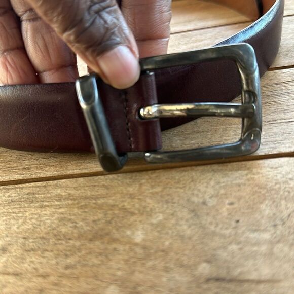 Trafalgar Wine Cortina Leather 356 Men’s Belt 38 - Picture 2 of 8